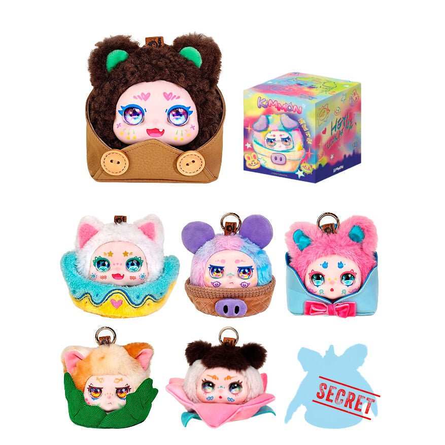 Kimmon Basket assorted surprise doll keychain blind box