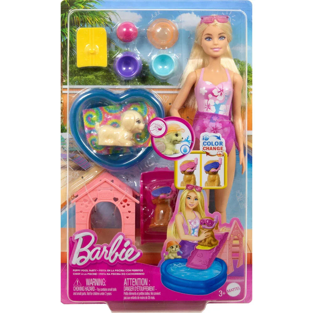 Barbie Doll Pool puppies Nerdscape