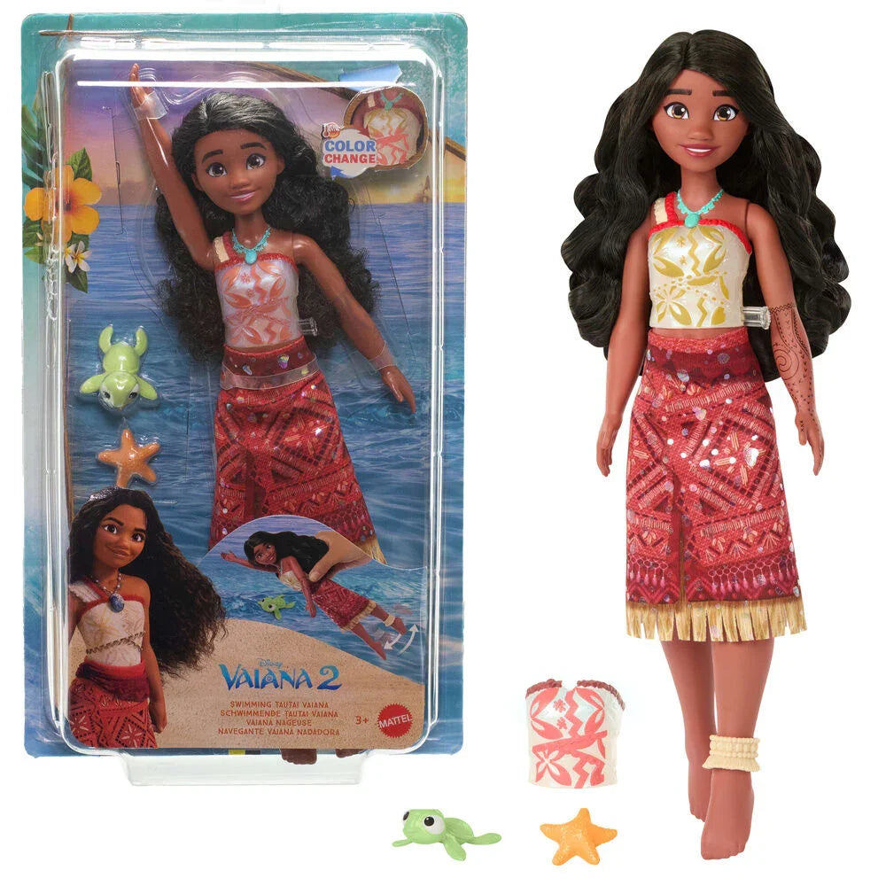 Disney Vaiana Moana Swimming Tautai Vaiana doll Nerdscape