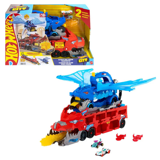 Hot Wheels Ultimate Dual Dragon Transporter Nerdscape