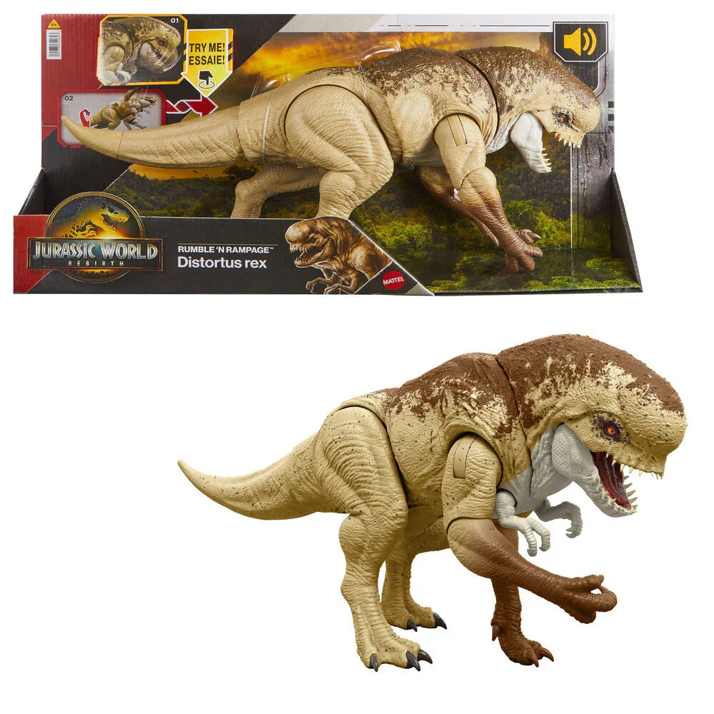 Jurassic World Distortus Rex dinosaur Nerdscape