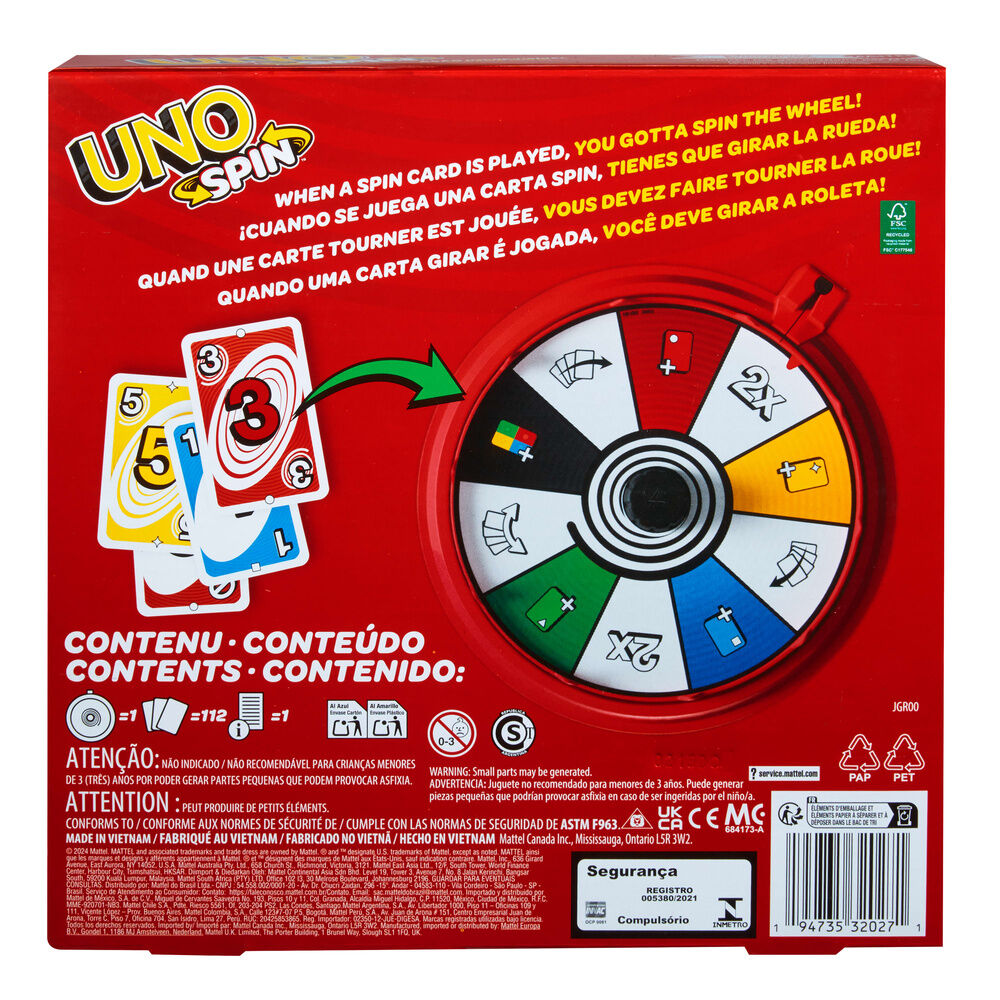 UNO Spin card game Nerdscape