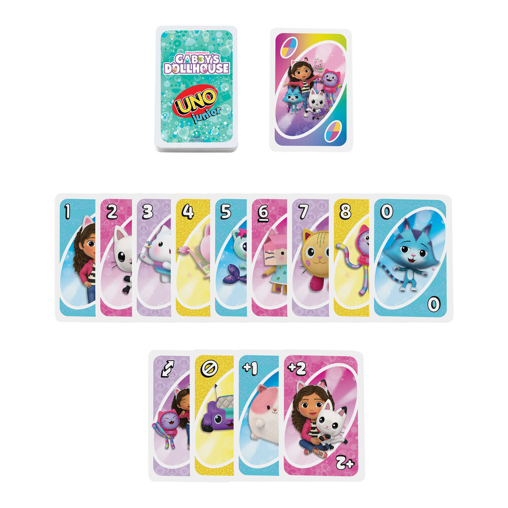 UNO Gabbys Dollhouse card game Nerdscape
