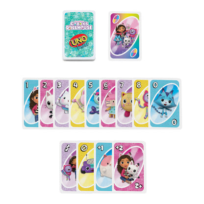UNO Gabbys Dollhouse card game Nerdscape