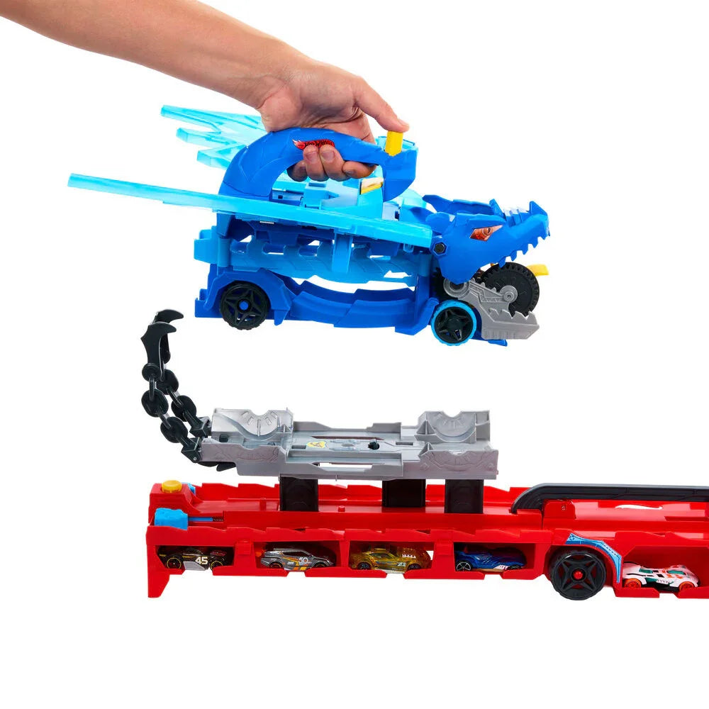 Hot Wheels Ultimate Dual Dragon Transporter Nerdscape