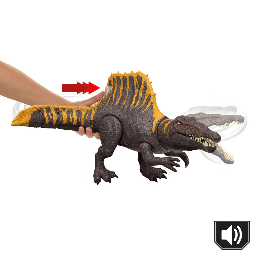 Jurassic World Spinosaurus dinosaur Nerdscape
