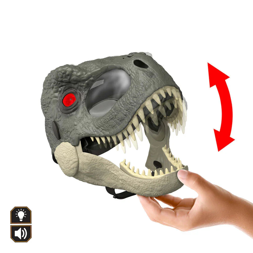 Jurassic World T-Rex Dinosaur Deluxe mask Nerdscape