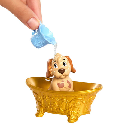 Disney The Beauty and the Beast Belle Bath and Brush Dog doll Nerdscape