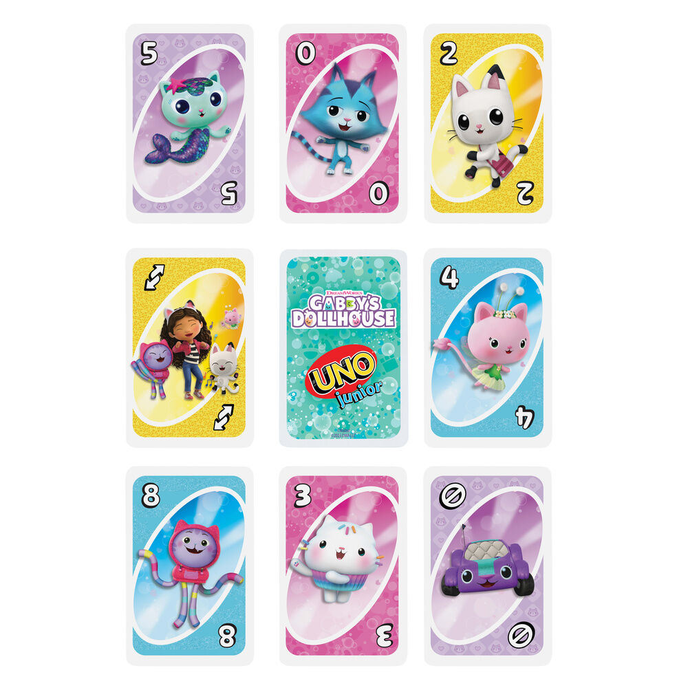 UNO Gabbys Dollhouse card game Nerdscape