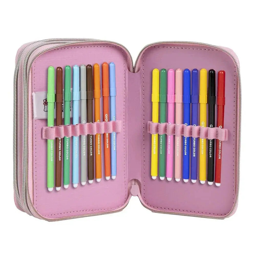 Hello Kitty triple pencil case Nerdscape