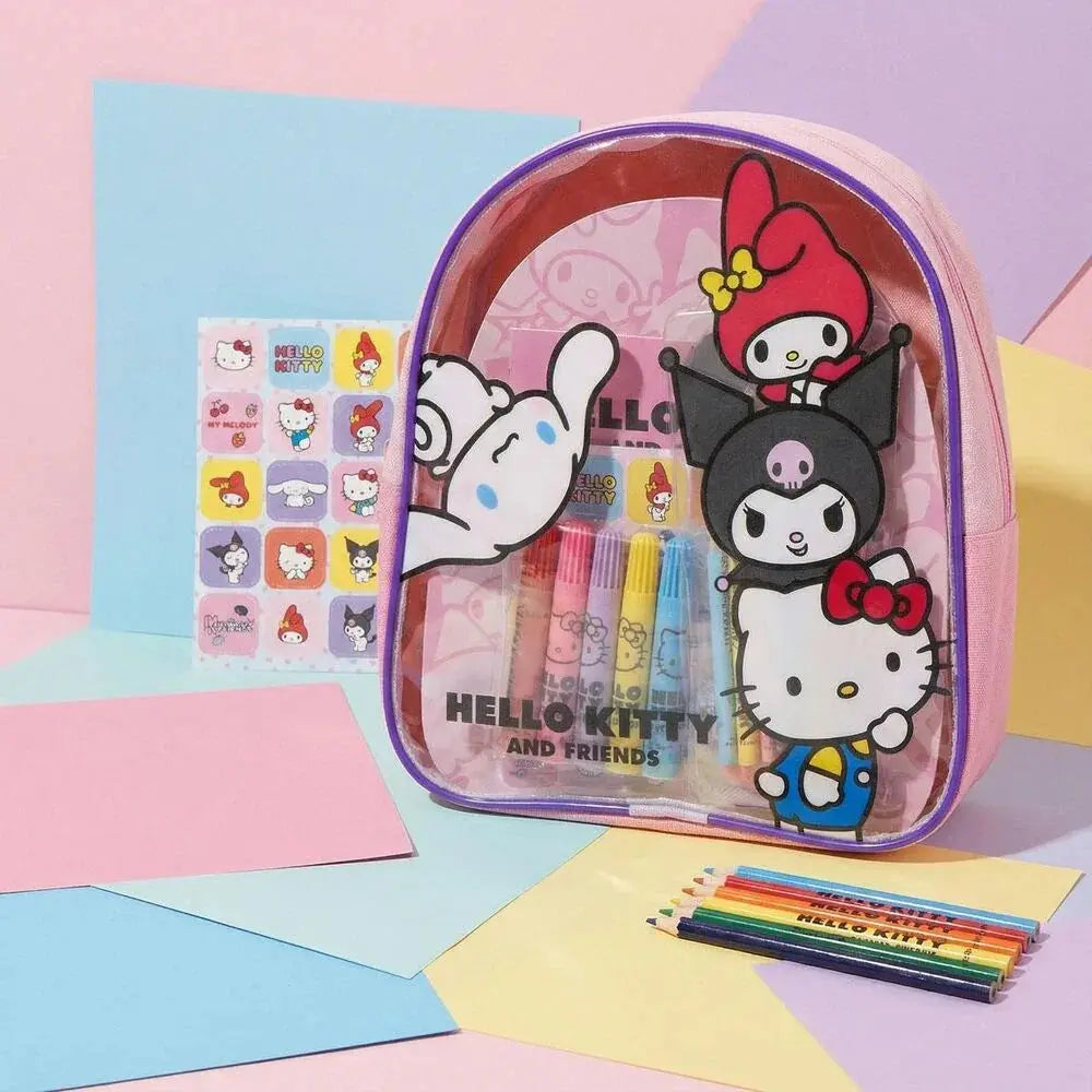 Hello Kitty and Friends backpack stationery set Nerdscape