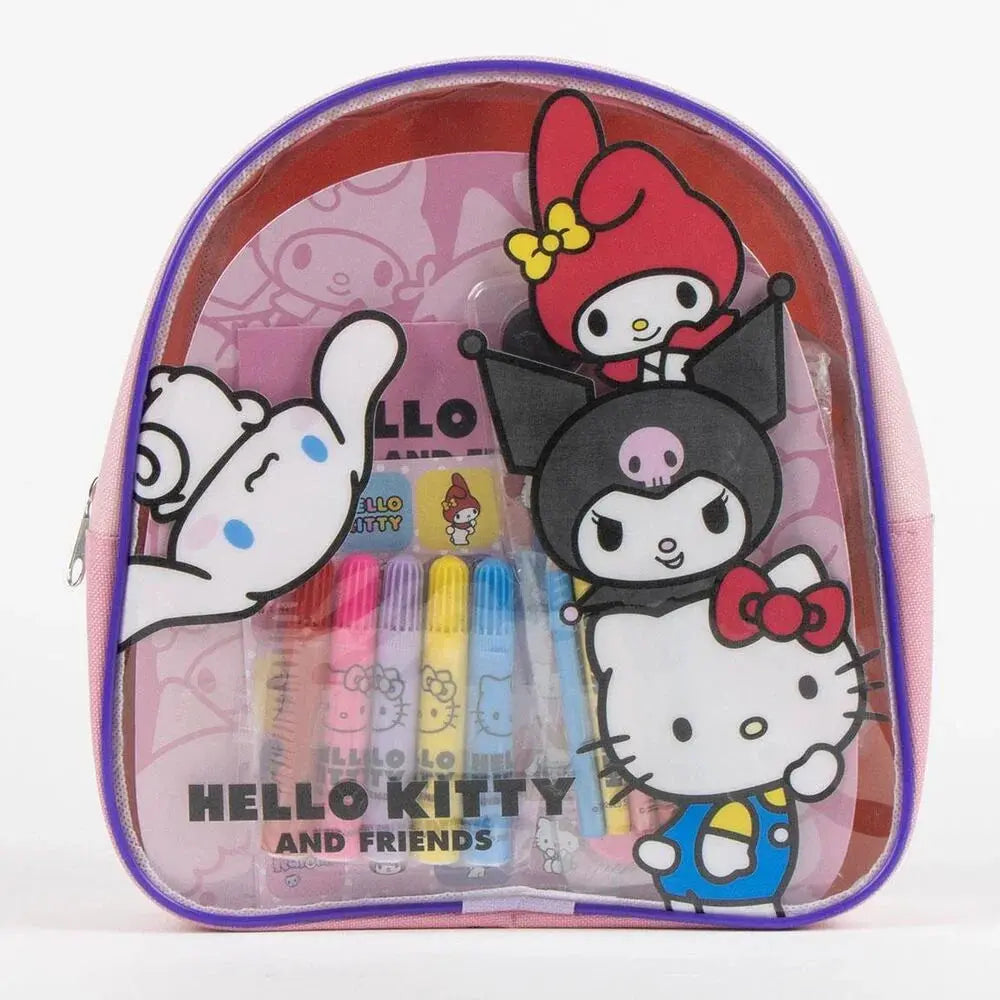 Hello Kitty and Friends backpack stationery set Nerdscape