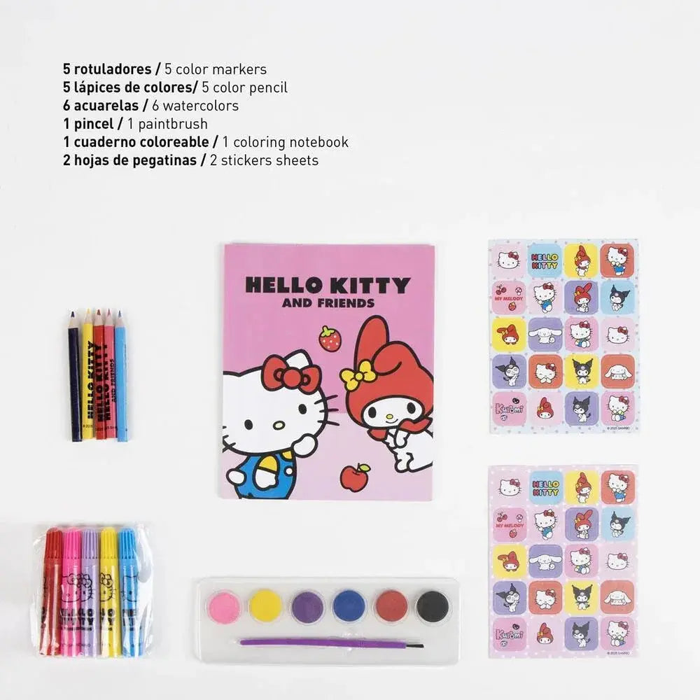 Hello Kitty and Friends backpack stationery set Nerdscape