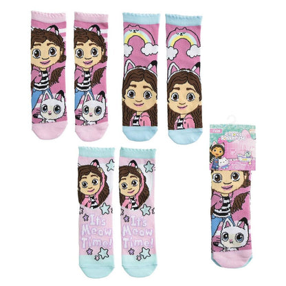 Gabbys Doll House pack 3 assorted socks Nerdscape