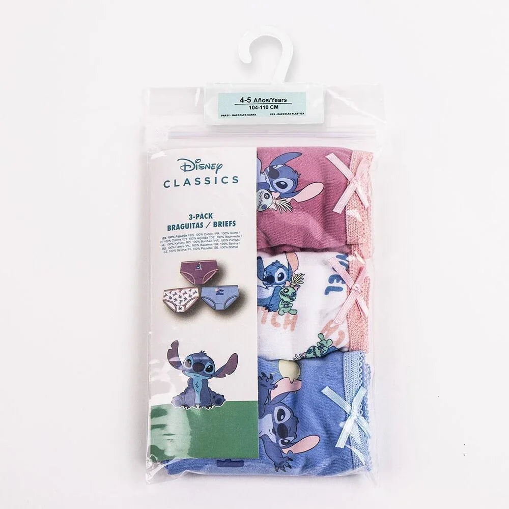 Disney Stitch Pack 3 Knickers - Nerdscape Nerdscape