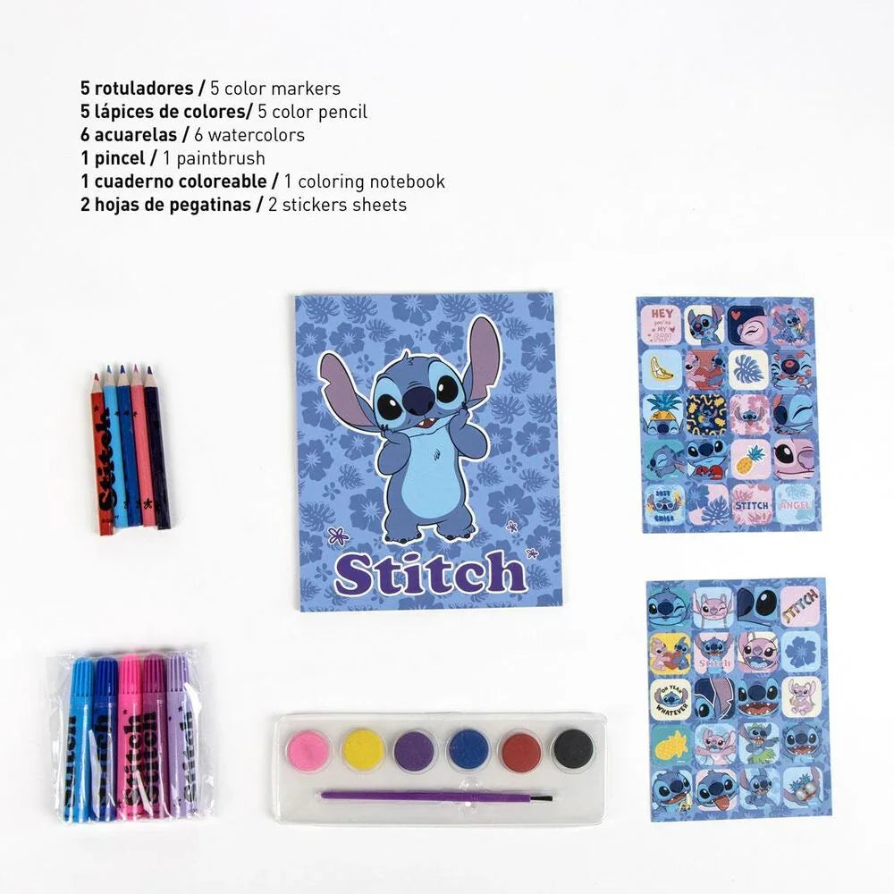 Disney Stitch backpack stationery set Nerdscape