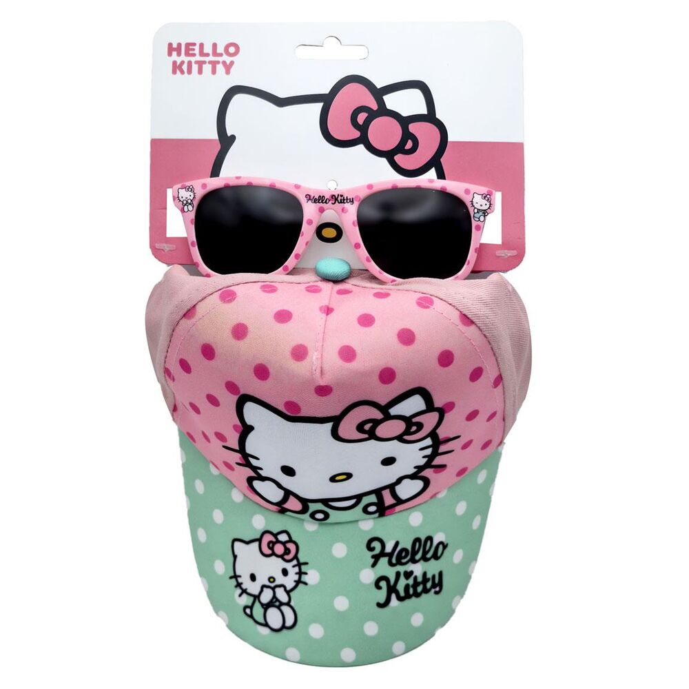 Hello Kitty set cap + sunglasses