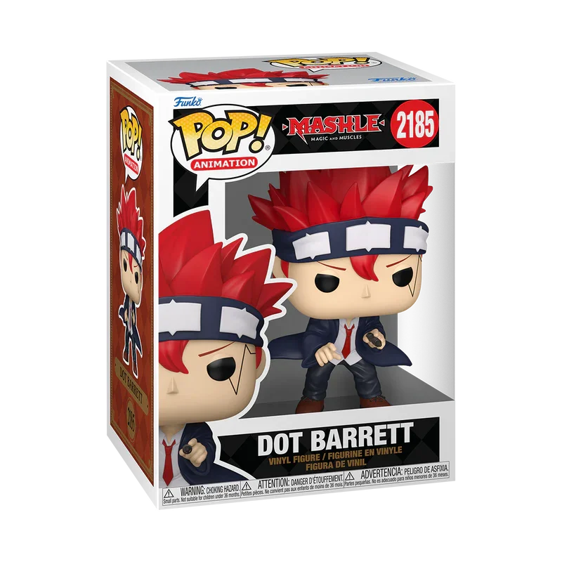 Funko Pop! Mashle Dot Barrett 5 + 1 Chase - Figura da Collezione Vinyl Nerdscape