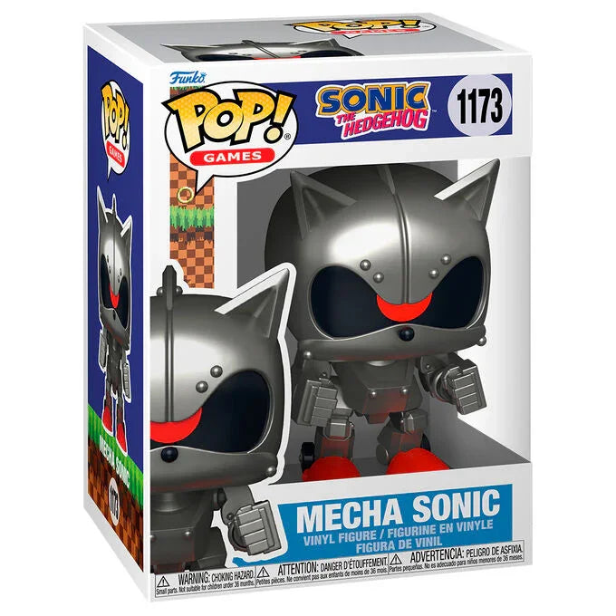 Funko Pop! Sonic The Hedgehog Mecha Sonic - Figura da Collezione Vinyl Nerdscape
