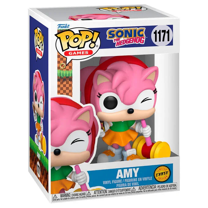 Funko Pop! Sonic The Hedgehog Amy Chase - Figura da Collezione Vinyl Nerdscape