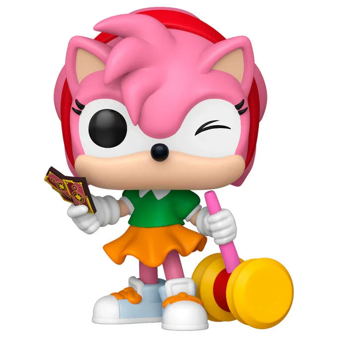 Funko Pop! Sonic The Hedgehog Amy Chase - Figura da Collezione Vinyl Nerdscape