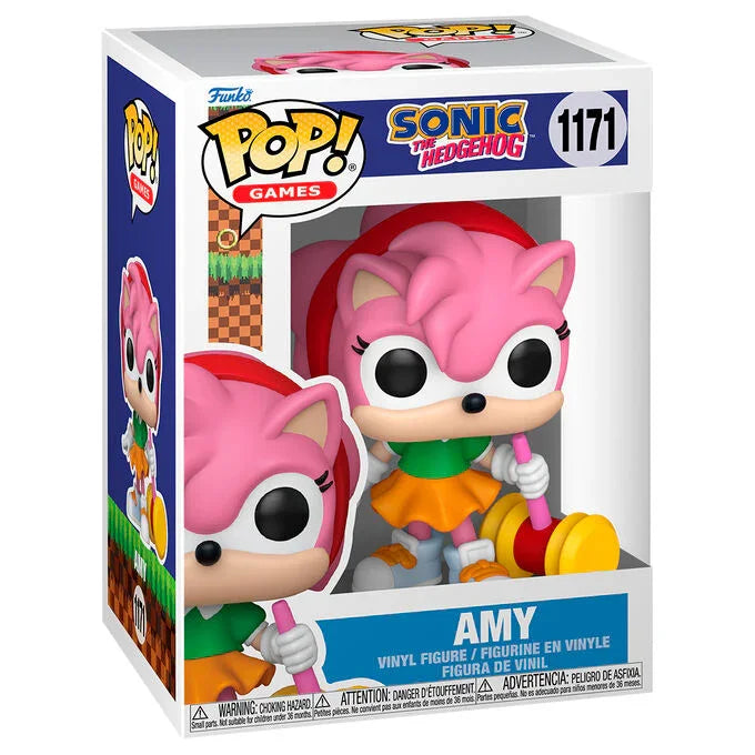 Funko Pop! Sonic The Hedgehog Amy 5 + 1 Chase - Figura da Collezione Vinyl Nerdscape