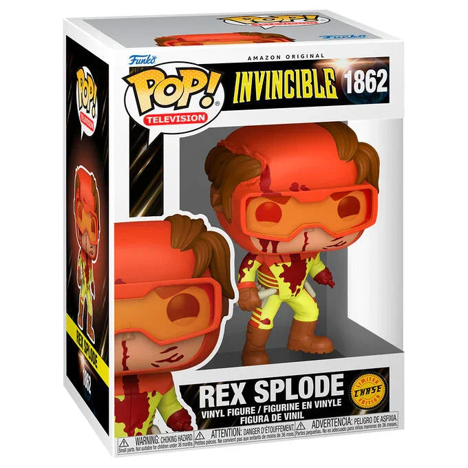 Funko Pop! Invincible Rex Splode Chase - Figura da Collezione Vinyl Nerdscape