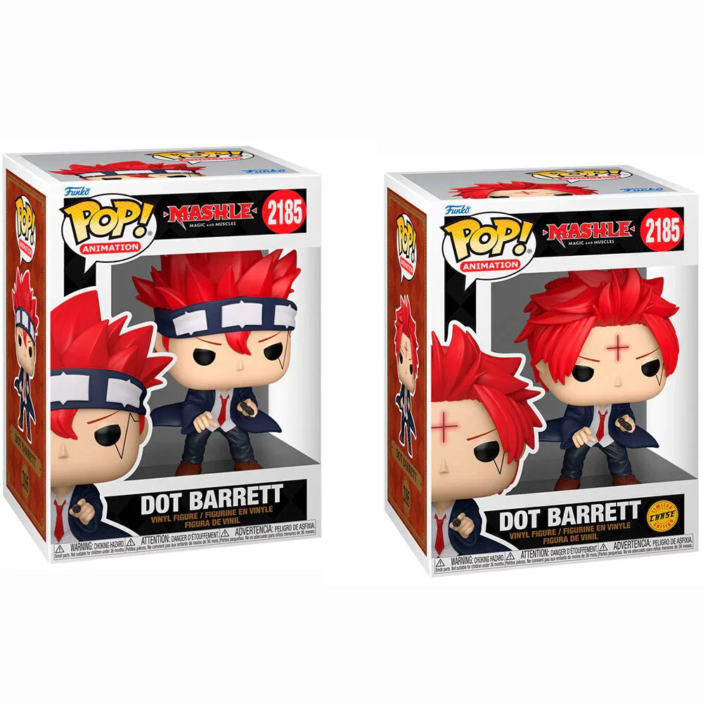 Funko Pop! Mashle Dot Barrett 5 + 1 Chase - Figura da Collezione Vinyl Nerdscape