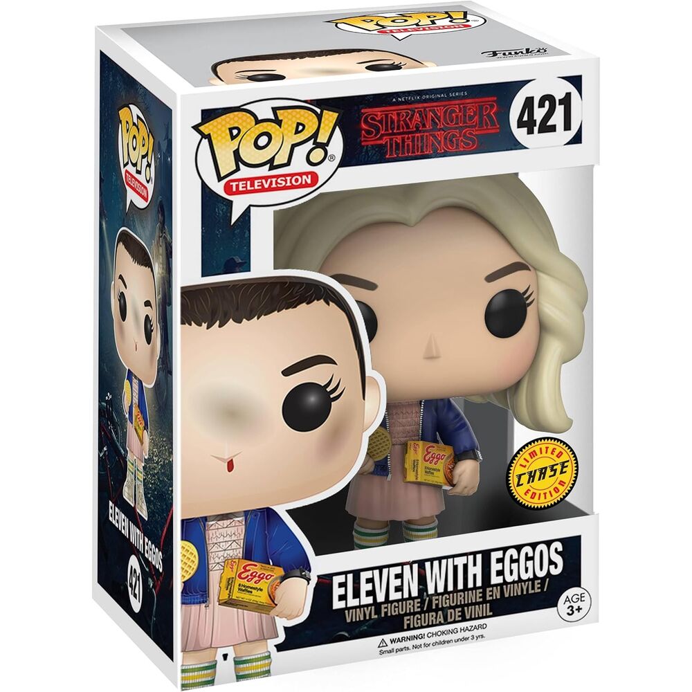 POP figure Stranger Things Eleven with Eggos Chase