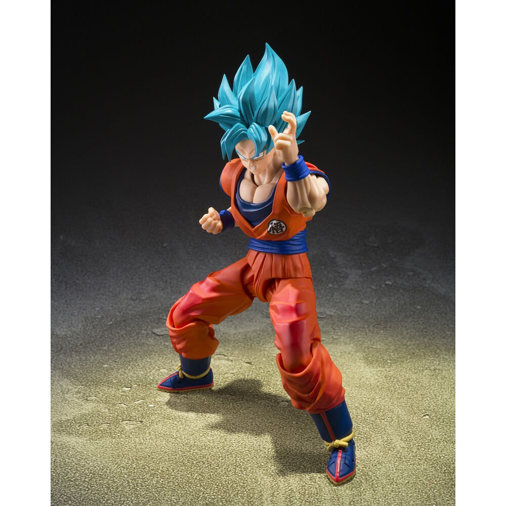 Dragon Ball Super Super Saiyan God Super Saiyan Son Goku Blue Power Transcending Limits S.H.Figuarts figure 14,5cm - Nerdscape