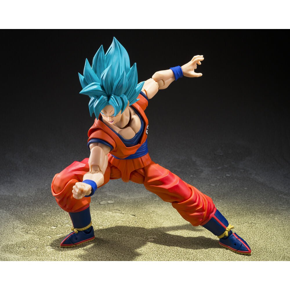 Dragon Ball Super Super Saiyan God Super Saiyan Son Goku Blue Power Transcending Limits S.H.Figuarts figure 14,5cm - Nerdscape