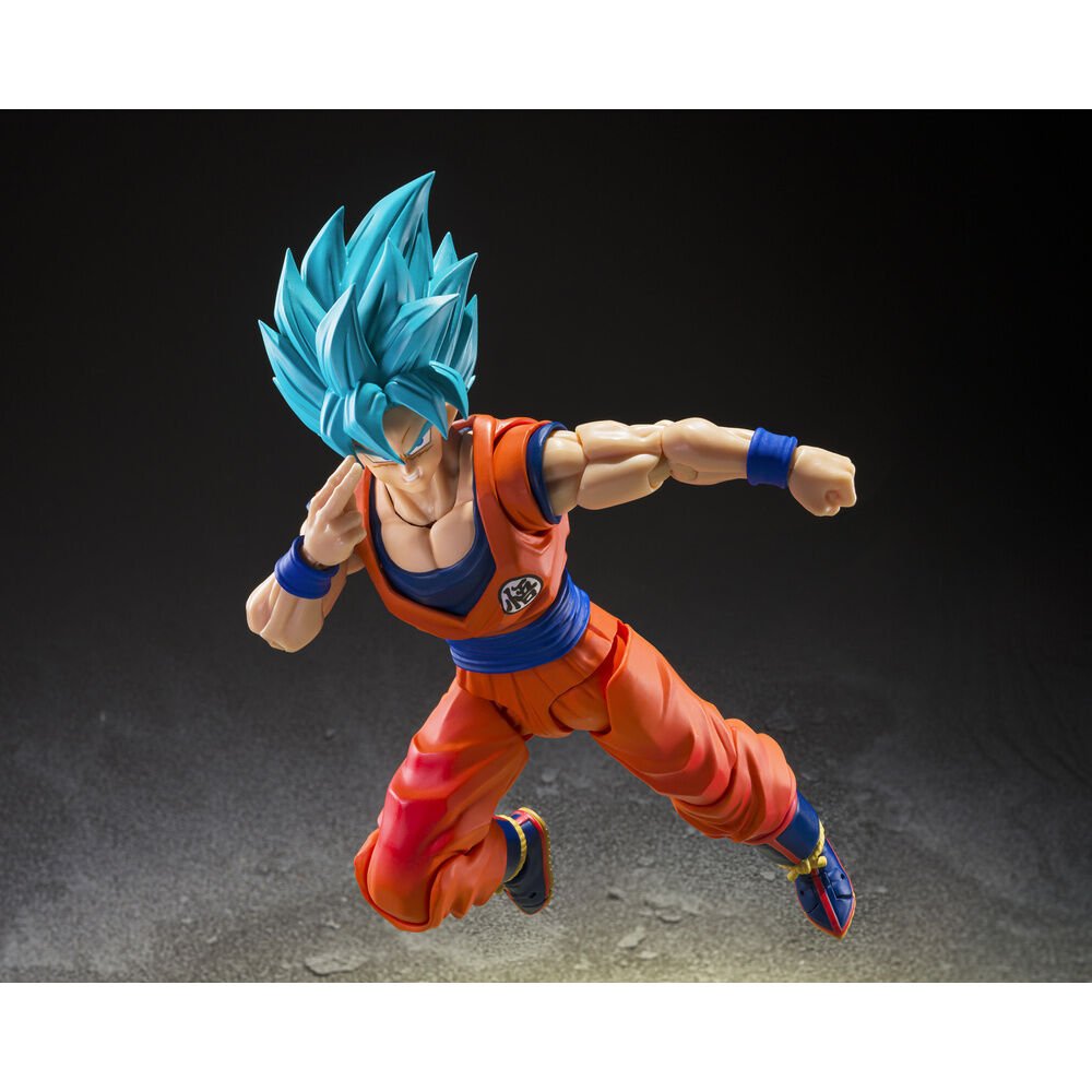 Dragon Ball Super Super Saiyan God Super Saiyan Son Goku Blue Power Transcending Limits S.H.Figuarts figure 14,5cm - Nerdscape