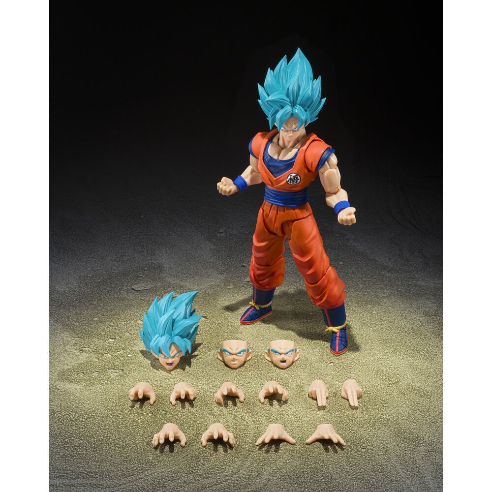 Dragon Ball Super Super Saiyan God Super Saiyan Son Goku Blue Power Transcending Limits S.H.Figuarts figure 14,5cm - Nerdscape