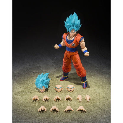 Dragon Ball Super Super Saiyan God Super Saiyan Son Goku Blue Power Transcending Limits S.H.Figuarts figure 14,5cm - Nerdscape