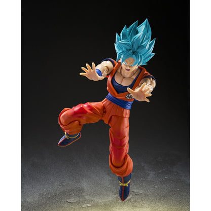 Dragon Ball Super Super Saiyan God Super Saiyan Son Goku Blue Power Transcending Limits S.H.Figuarts figure 14,5cm - Nerdscape