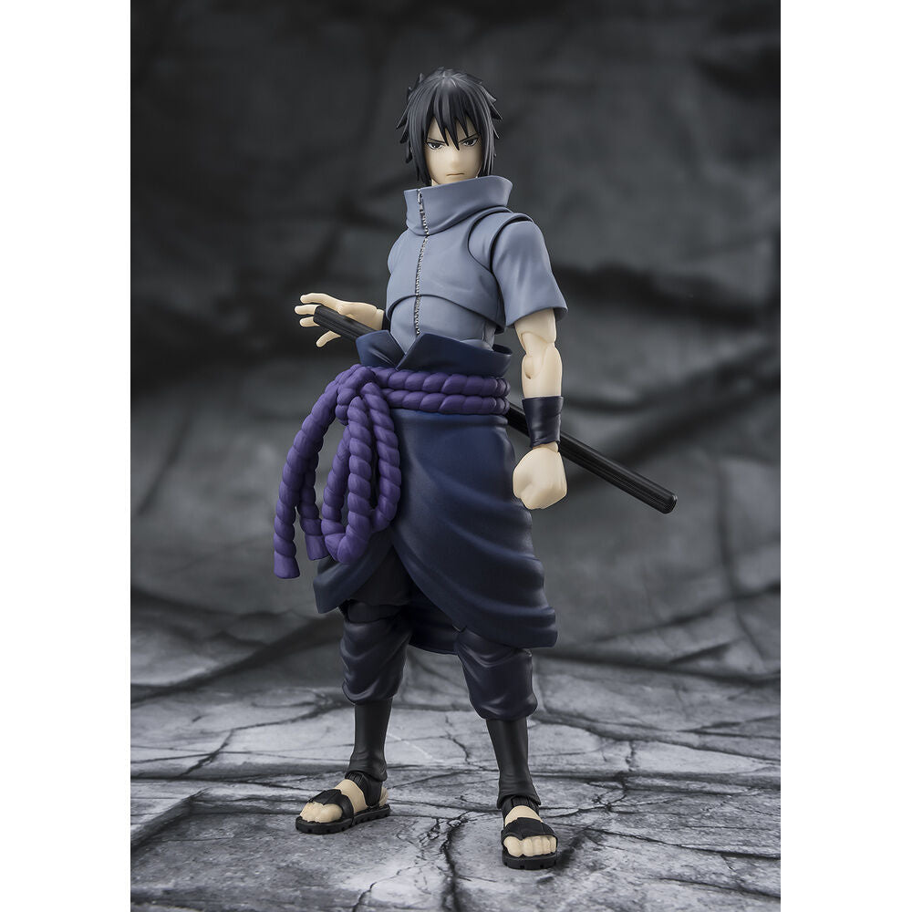 Naruto Shippuden Sasuke Uchiha Solitary Shinobi S.H.Figuarts figure 14,5cm - Nerdscape