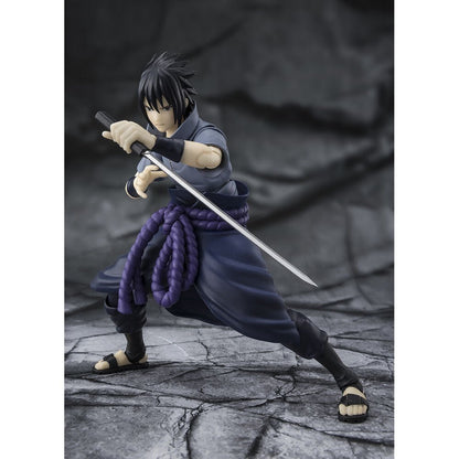 Naruto Shippuden Sasuke Uchiha Solitary Shinobi S.H.Figuarts figure 14,5cm - Nerdscape