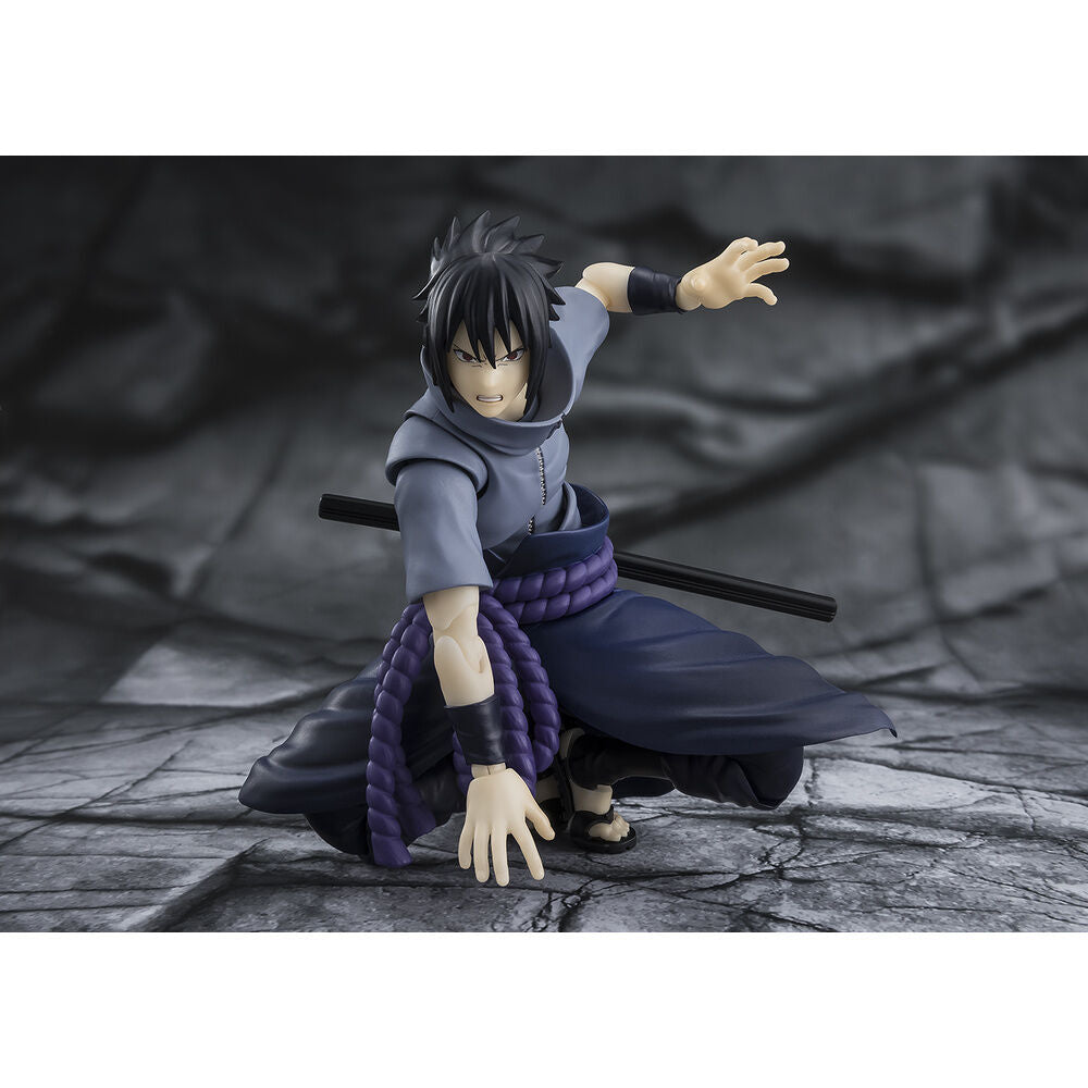 Naruto Shippuden Sasuke Uchiha Solitary Shinobi S.H.Figuarts figure 14,5cm - Nerdscape