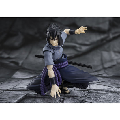 Naruto Shippuden Sasuke Uchiha Solitary Shinobi S.H.Figuarts figure 14,5cm - Nerdscape