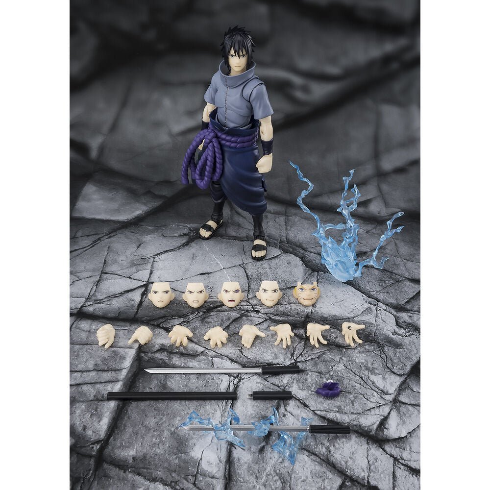 Naruto Shippuden Sasuke Uchiha Solitary Shinobi S.H.Figuarts figure 14,5cm - Nerdscape
