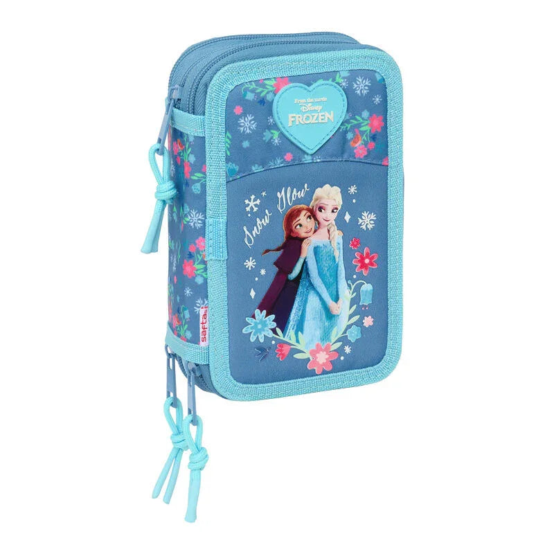 Disney Frozen triple pencil case 37pcs Nerdscape