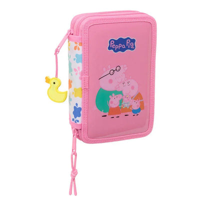 Peppa Pig Baby Pig double pencil case 29pcs Nerdscape