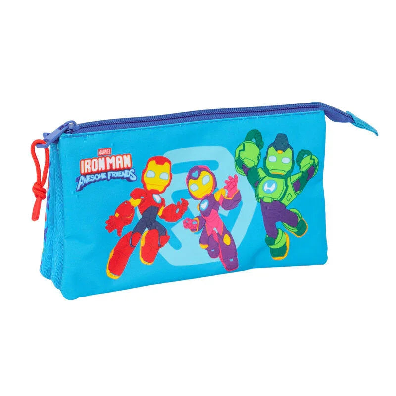 Marvel Iron Man triple pencil case Nerdscape