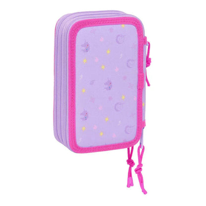 Unicorn Academy triple pencil case 37pcs Nerdscape