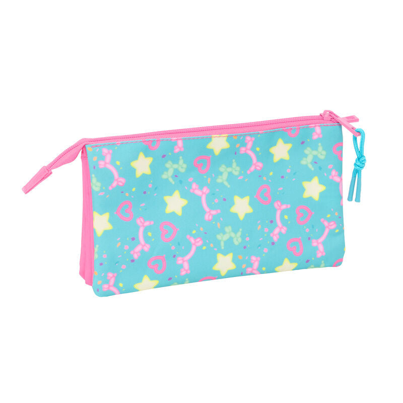 Gabbys Dollhouse Confetti triple pencil case Nerdscape