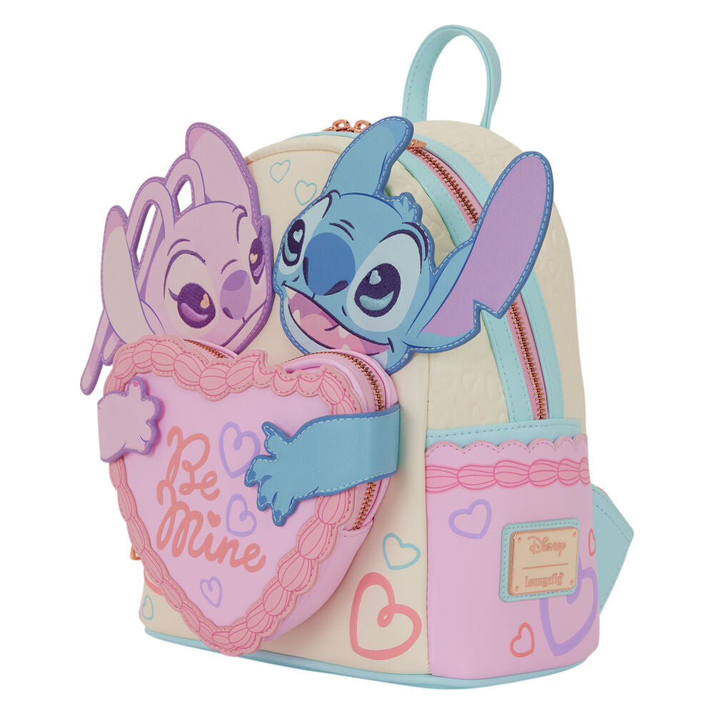 Loungefly Disney Stitch & Angel Be Mine backpack Nerdscape
