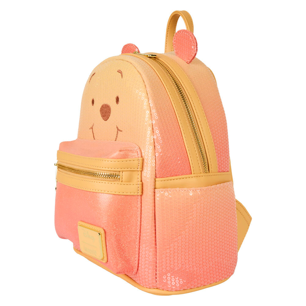 Loungefly Disney Winnie the Pooh Sequin Glitter backpack Nerdscape
