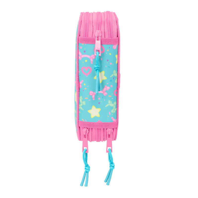 Gabbys Dollhouse Confetti triple pencil case 37pcs Nerdscape