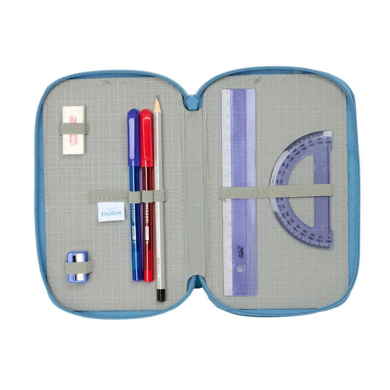 Disney Frozen triple pencil case 37pcs Nerdscape