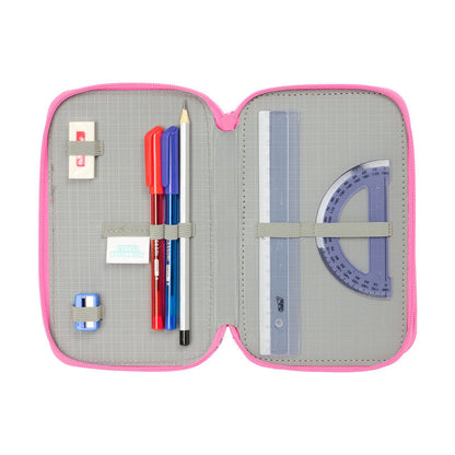 Gabbys Dollhouse Confetti triple pencil case 37pcs Nerdscape